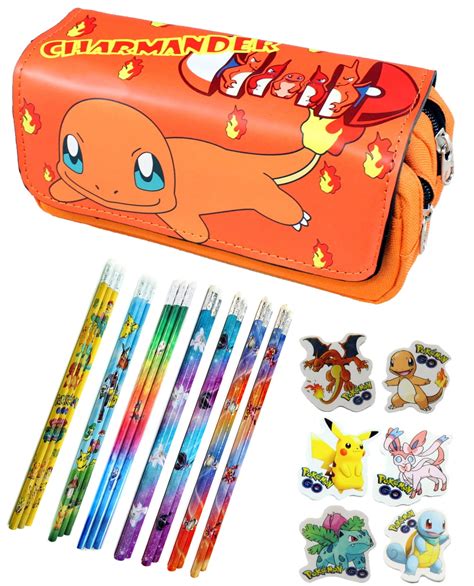 pokemon pencil metal box|pokemon pencil case for sale.